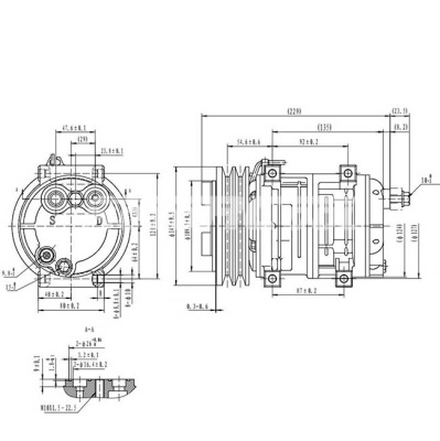Компрессор RC-U08098Э MOTORCOOL